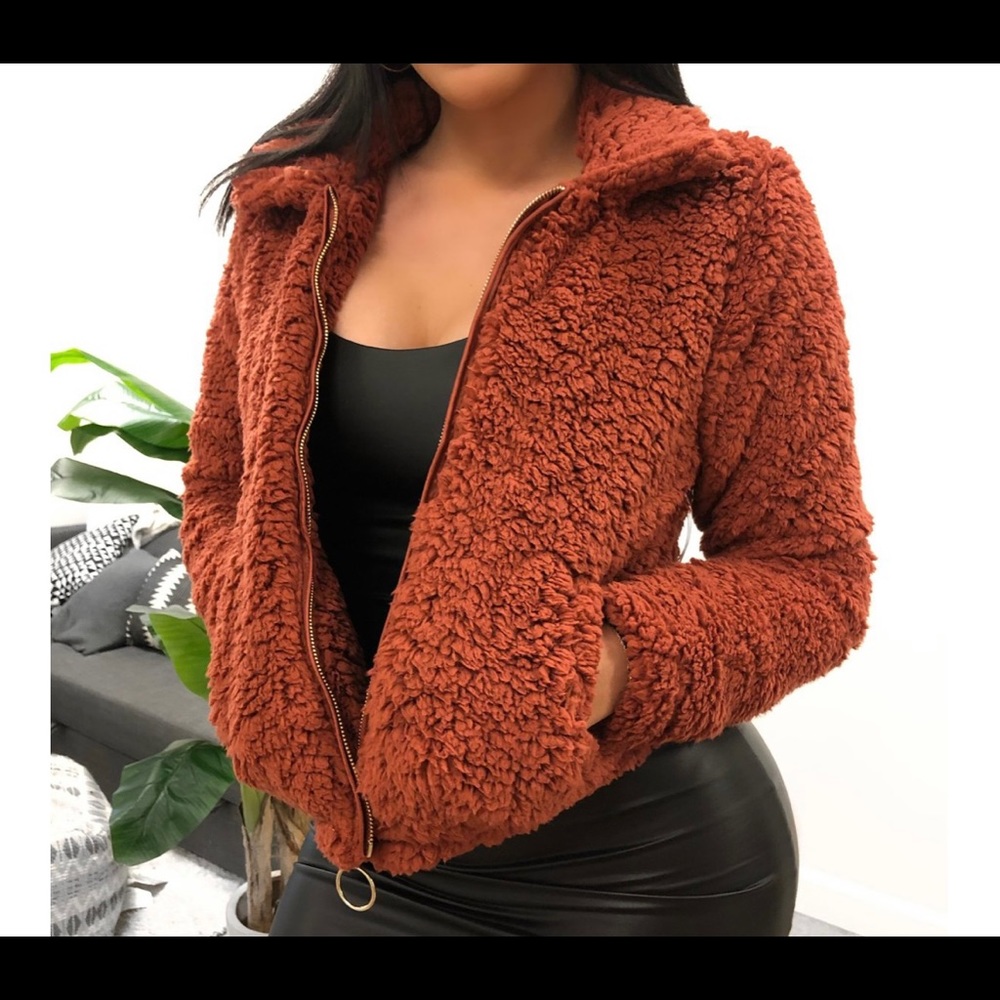 Teddy jacket new without tags